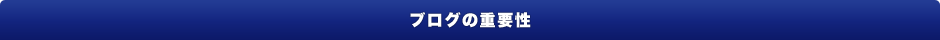ブログの重要性